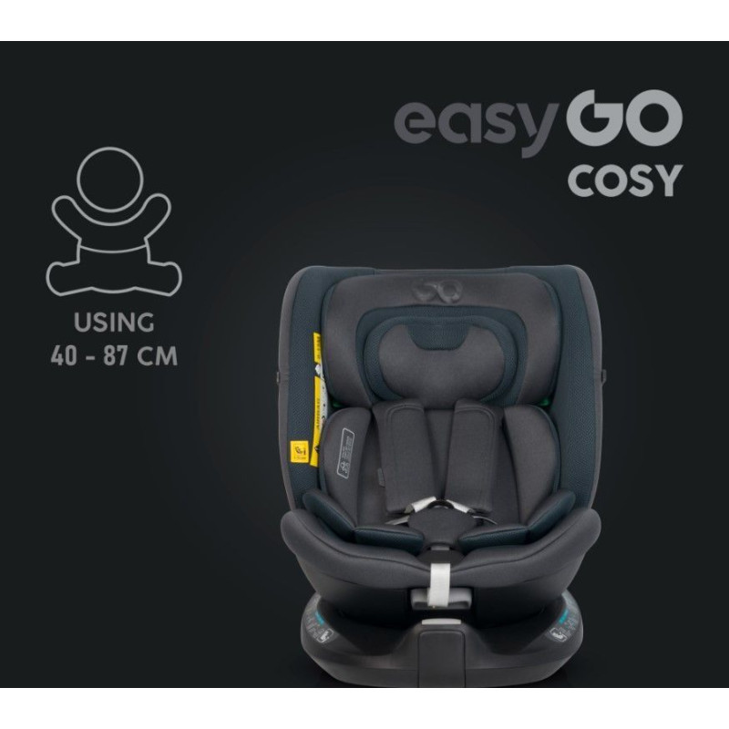 Автокрісло EasyGo Cosy izofix 0-36 Ink