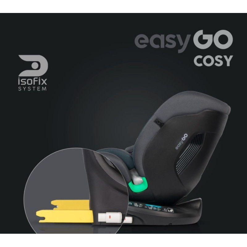 Автокрісло EasyGo Cosy izofix 0-36 Granito