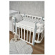 Бампер - косичка Twins 3-х прядна 120 см Ego 2020-K3-120E-10, grey, сірий