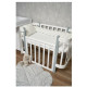 Бампер - косичка Twins 3-х прядна 120 см Ego 2020-K3-120E-202, ecru, беж світлий