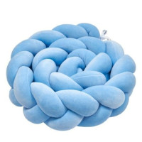 Бампер - косичка Twins 3-х прядна 150 см 2020-K3-150-04, blue, блакитний