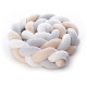 Бампер - косичка Twins 3-х прядна 220 см Ego 2020-K3-220E-02, beige, бежевий