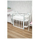 Бампер - косичка Twins 3-х прядна 240 см 2020-K3-240-21, silver shine, срібний