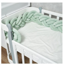 Бампер - косичка Twins 3-х прядна подвійна 240 см 2020K32-240-14, ментол