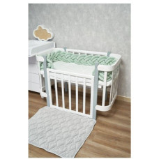 Бампер - косичка Twins 3-х прядна подвійна 260 см 2020K32-260-14, ментол