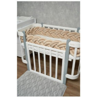 Бампер - косичка Twins 3-х прядна подвійна 300 см 2020K32-300-02, беж