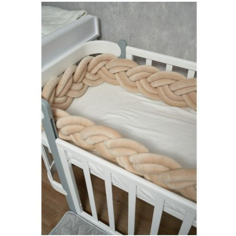 Бампер - косичка Twins 3-х прядна подвійна 300 см 2020K32-300-02, беж