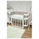 Бампер - косичка Twins 4-х прядна 240 см 2020-K4-240-010, grey, сірий