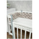 Бампер - косичка Twins 4-х прядна 240 см 2020-K4-240-010, grey, сірий