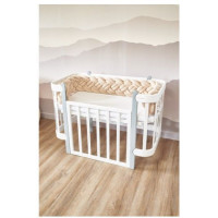 Бампер - косичка Twins 4-х прядна подвійна 240 см 2020-K4-2-240P-02, beige