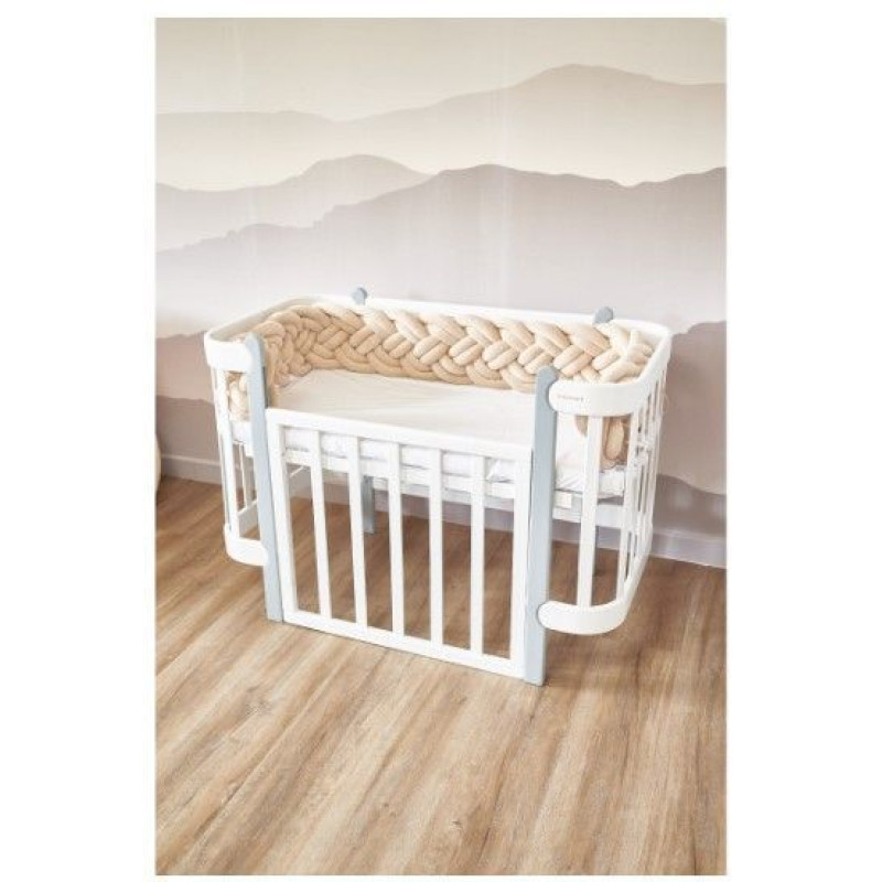 Бампер - косичка Twins 4-х прядна подвійна 240 см 2020-K4-2-240P-02, beige
