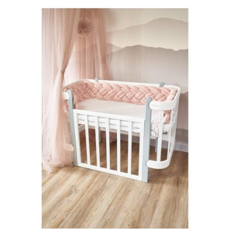 Бампер - косичка Twins 4-х прядна подвійна 240 см 2020-K4-2-240P-08, pink