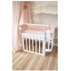 Бампер - косичка Twins 4-х прядна подвійна 240 см 2020-K4-2-240P-24, powder pink