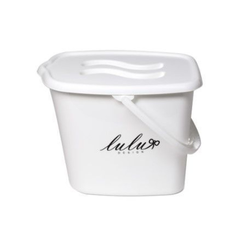 Відерко для памперсів Maltex Lulu 3517_60, white/black, білий/чорний