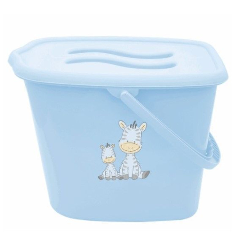 Відерко для памперсів Maltex Zebra 6906_35, blue, блакитний
