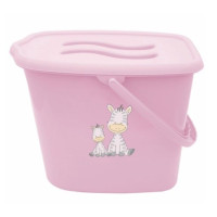 Відерко для памперсів Maltex Zebra 6906_41, pink, рожевий