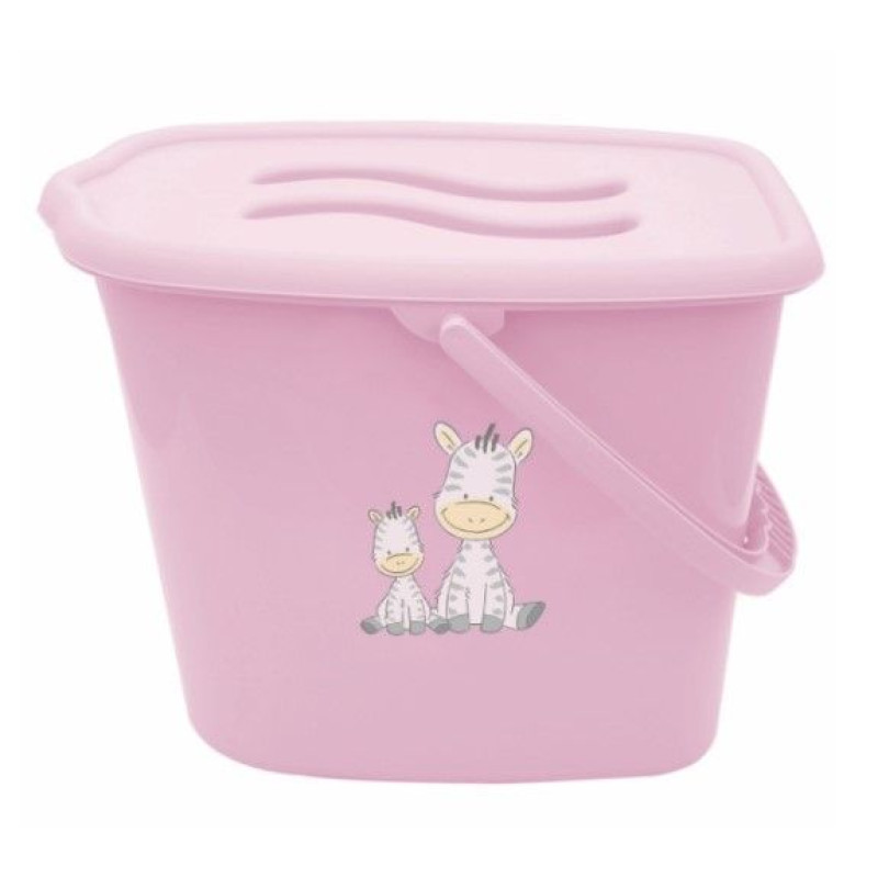 Відерко для памперсів Maltex Zebra 6906_41, pink, рожевий