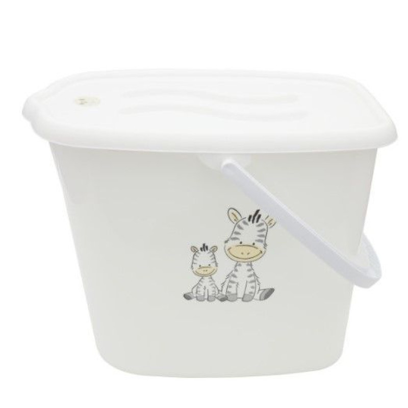 Відерко для памперсів Maltex Zebra 6906_60, white, білий