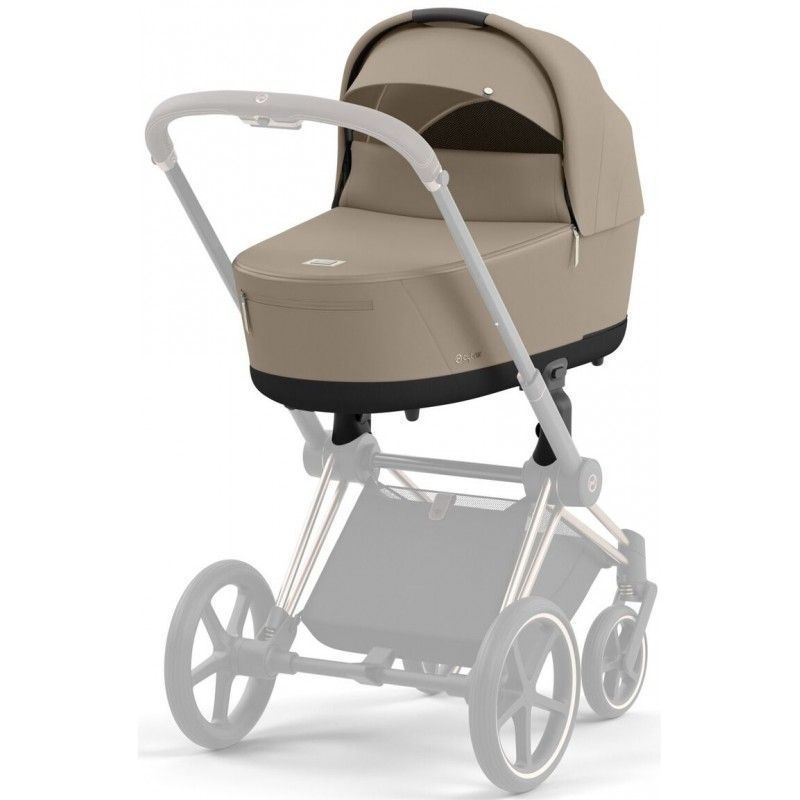 Коляска 2 в 1 Cybex Priam 4.0 Rose Gold Cozy beige