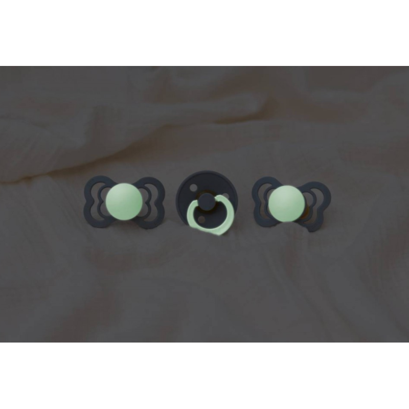 Пустушка Bibs Colour Latex Cloud Night/Glow розмір 1