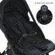 Дитяча коляска 2 в 1 ElCamino ME 1100-1 ERA Black Ink