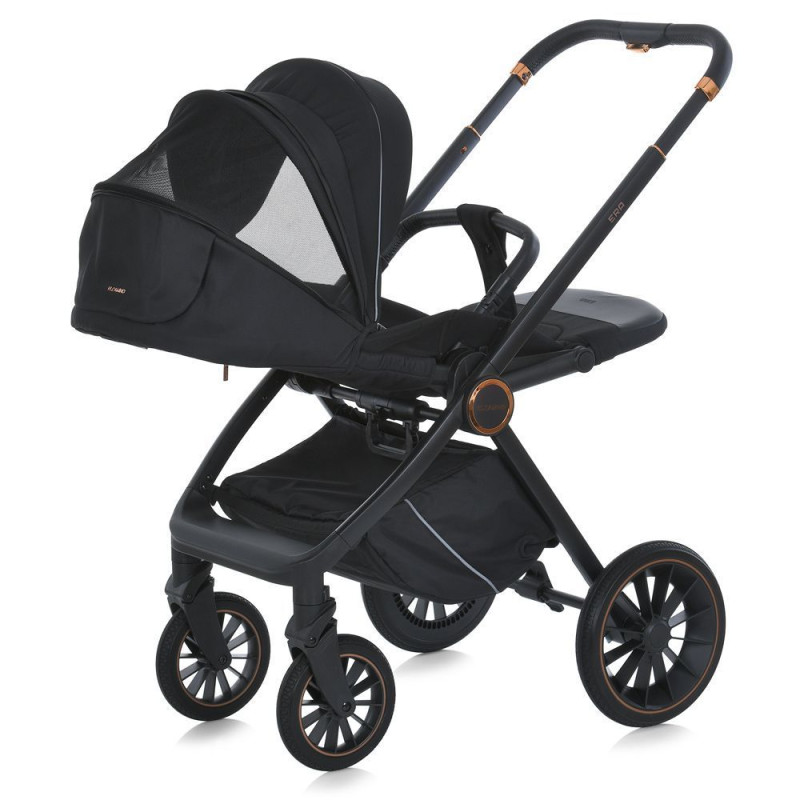 Дитяча коляска 2 в 1 ElCamino ME 1100-1 ERA Black Ink