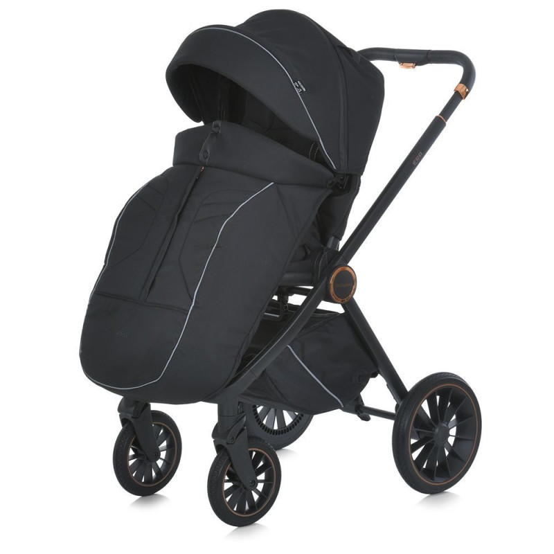 Дитяча коляска 2 в 1 ElCamino ME 1100-1 ERA Black Ink