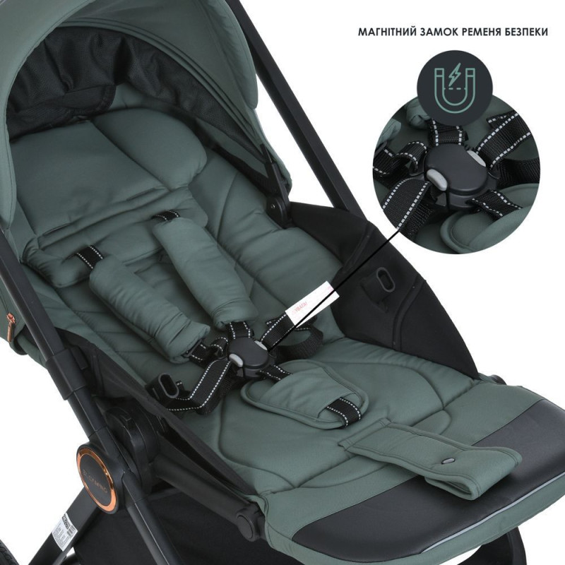Дитяча коляска 2 в 1 ElCamino ME 1100-1 ERA Khaki Green