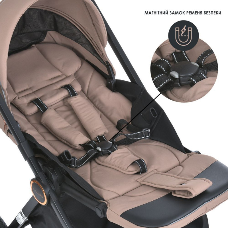 Дитяча коляска 2 в 1 ElCamino ME 1100-1 ERA Taupe Beige
