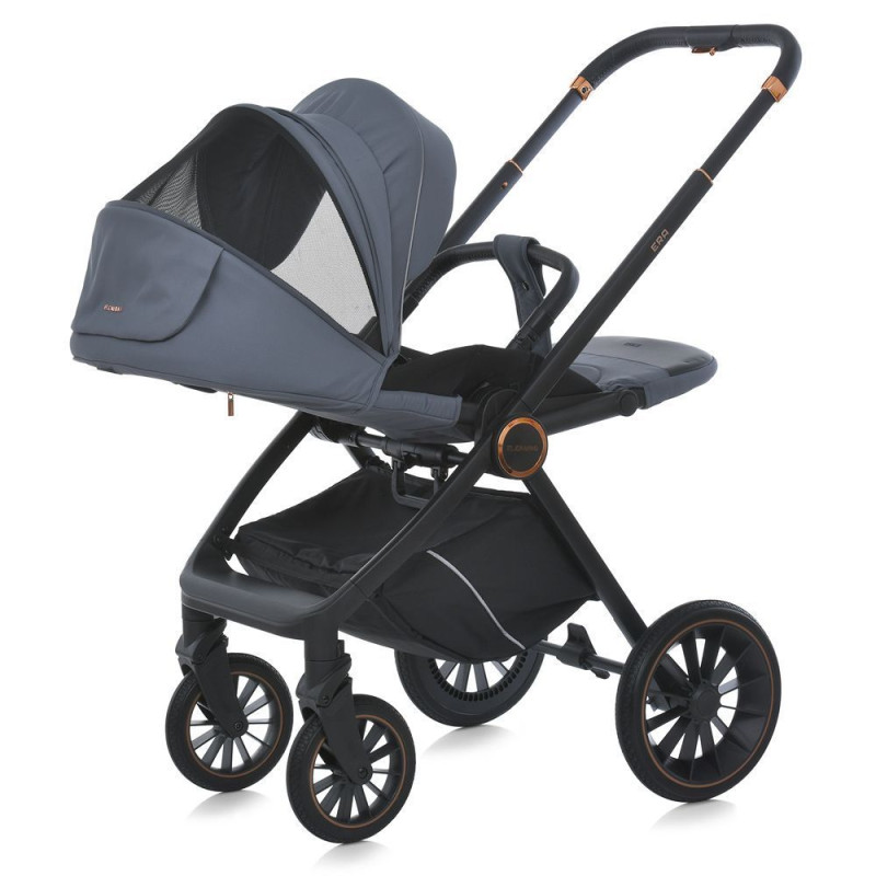 Дитяча коляска 2 в 1 ElCamino ME 1100-1 ERA Ultimate Gray