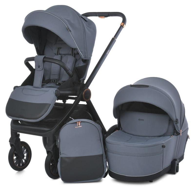Дитяча коляска 2 в 1 ElCamino ME 1100-1 ERA Ultimate Gray