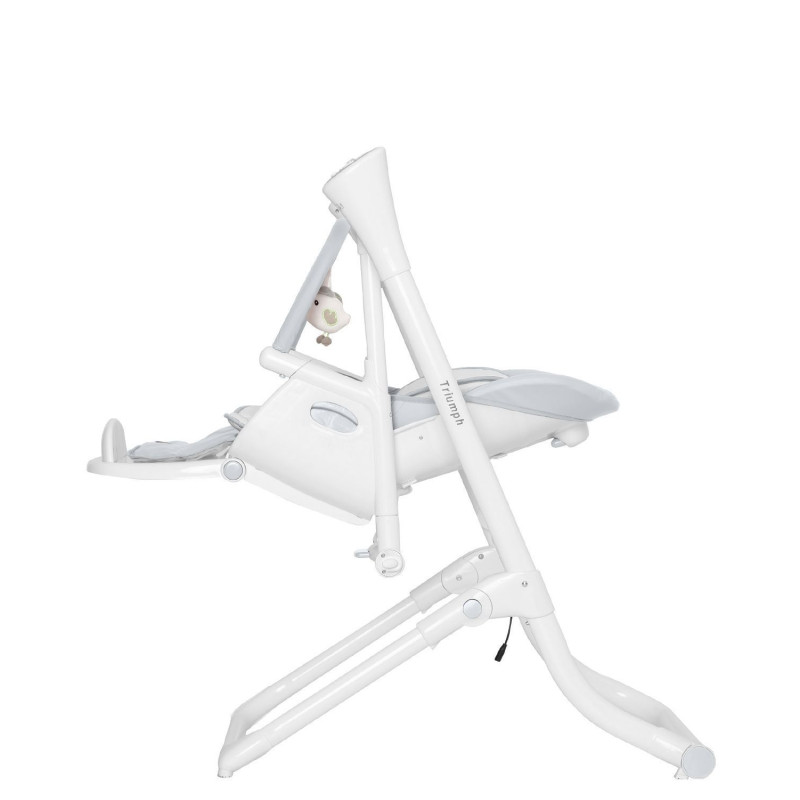 Стілець-гойдалка CARRELLO Triumph CRL-10302 Cloud Grey сенсорна панель /1/ MOQ