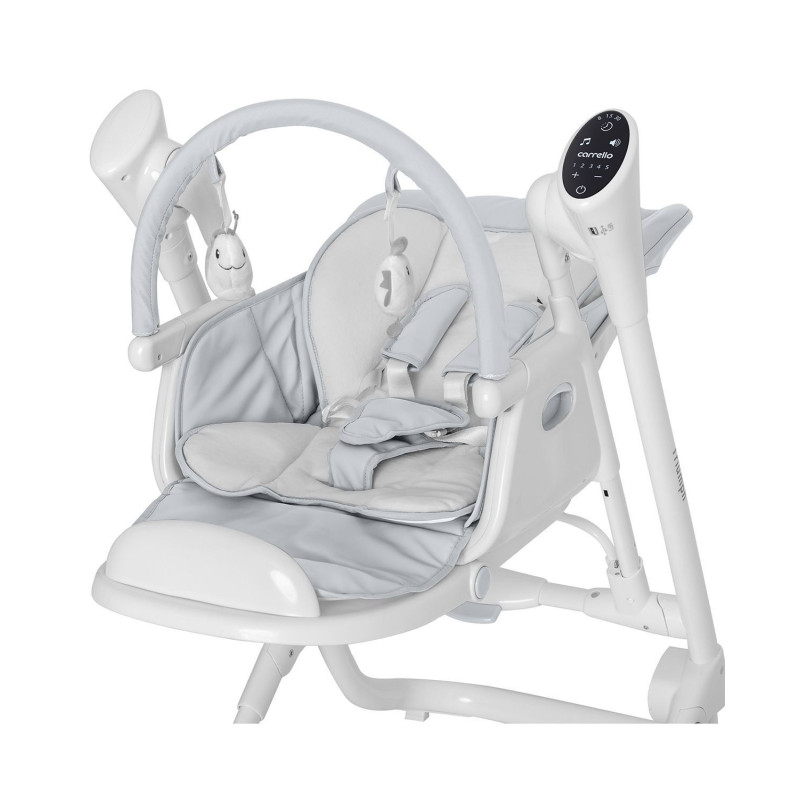 Стілець-гойдалка CARRELLO Triumph CRL-10302 Cloud Grey сенсорна панель /1/ MOQ