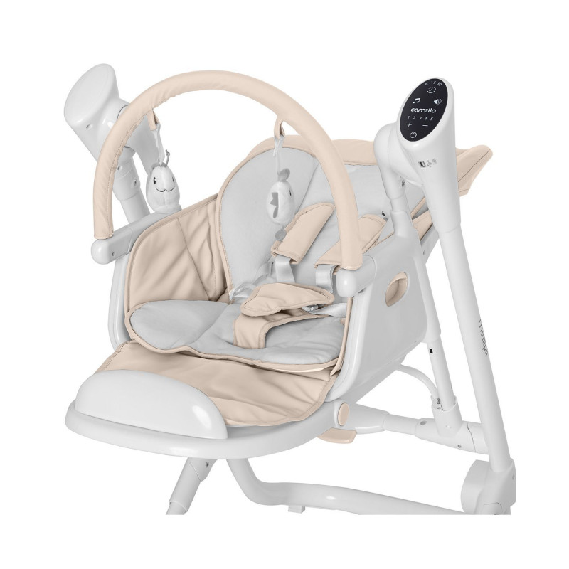 Стілець-гойдалка CARRELLO Triumph CRL-10302 Cream Beige сенсорна панель /1/ MOQ