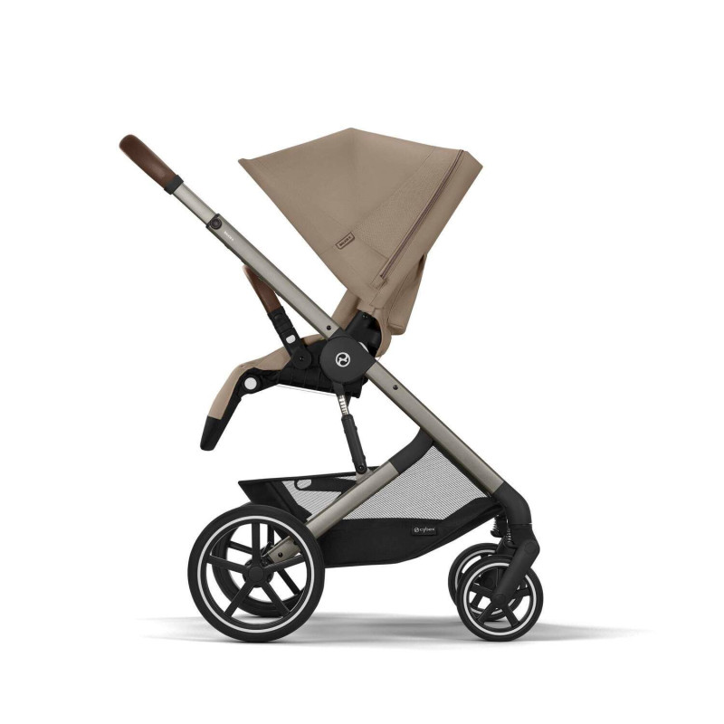 Коляска Cybex Balios S Lux Almond Beige (Taupe Frame)