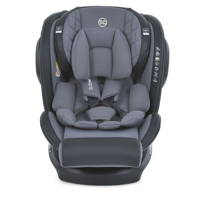 Автокрісло ElCamino ME 1045 EVOLUTION 2 360⁰ Melange Simply Gray