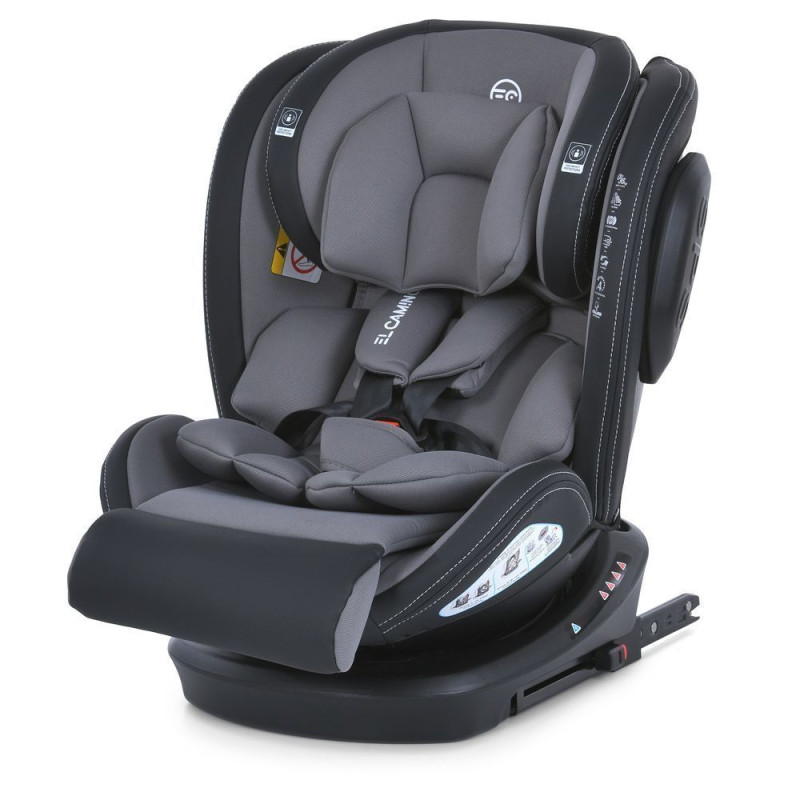 Автокрісло ElCamino ME 1045 EVOLUTION 2 360⁰ Melange Simply Gray