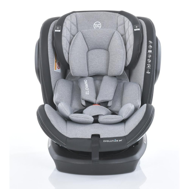 Автокрісло ElCamino ME 1045 EVOLUTION 2 360⁰ Royal Gray