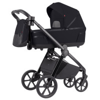 Коляска універсальна CARRELLO Omega CRL-6540/1 Cosmo Black (2in1) + adapters /1/