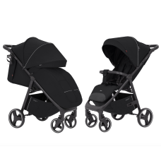 Прогулянкова коляска CARRELLO Bravo CRL-8512 Pure Black /1/