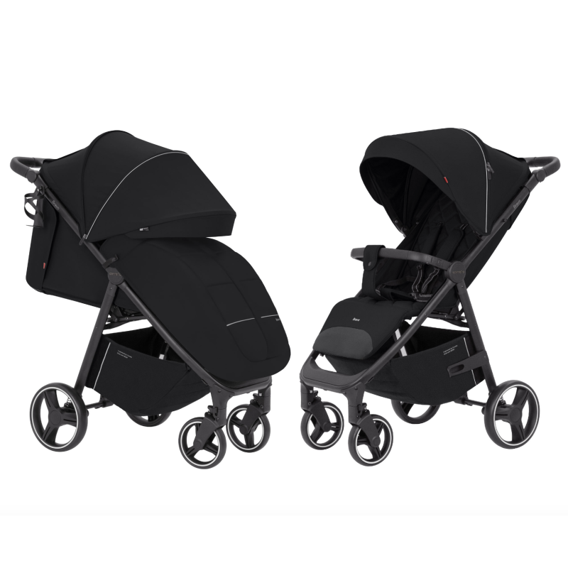 Прогулянкова коляска CARRELLO Bravo CRL-8512 Pure Black /1/