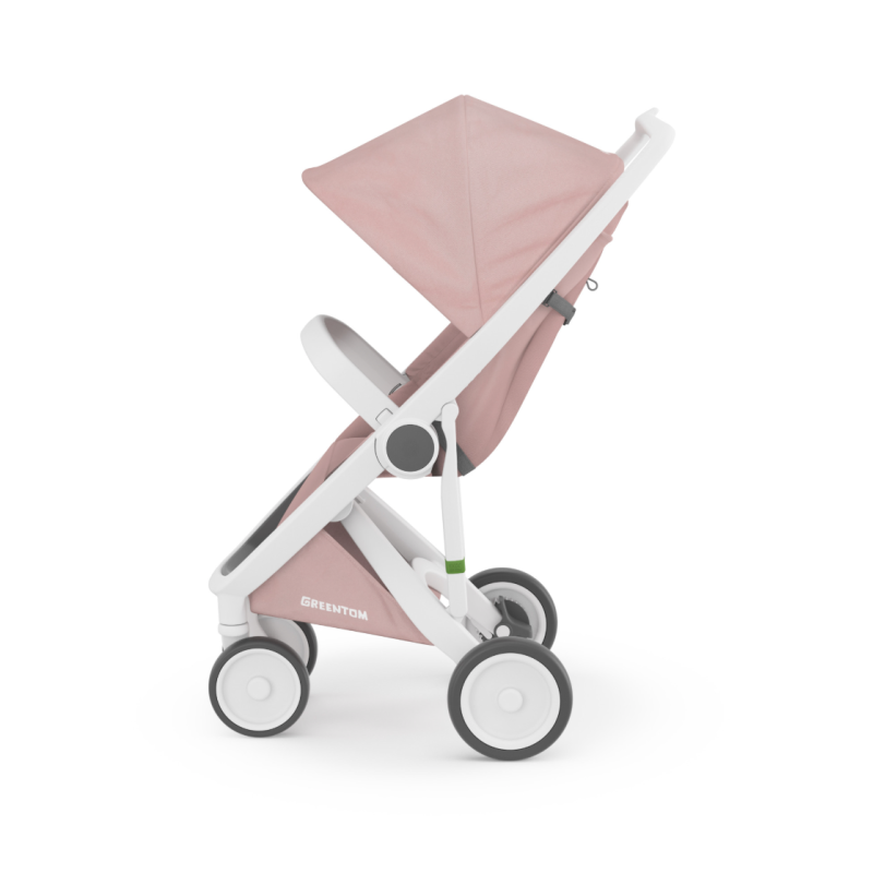 Дитяча прогулянкова коляска Greentom Upp Classic White / Blossom