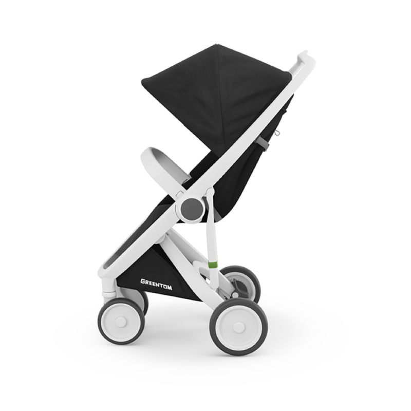 Дитяча прогулянкова коляска Greentom Upp Classic White / Black