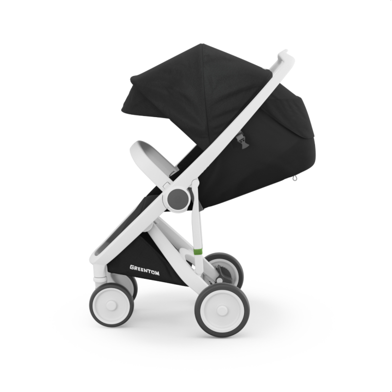 Дитяча прогулянкова коляска Greentom Upp Classic White / Black