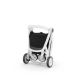 Дитяча прогулянкова коляска Greentom Upp Classic White / Black