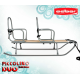 Санки для двійні Adbor Piccolino DUO зі спинкою срібні