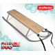 Санки для двійні Adbor Piccolino DUO зі спинкою срібні