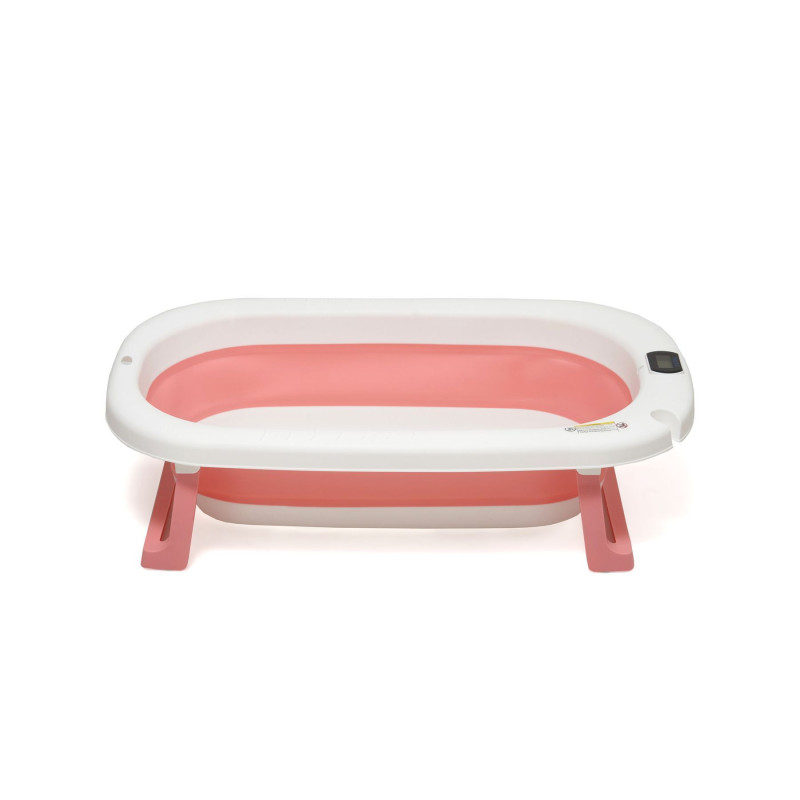 Складна силіконова ванна Twins Bass Plus Pink