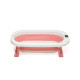 Складна силіконова ванна Twins Bass Plus Pink