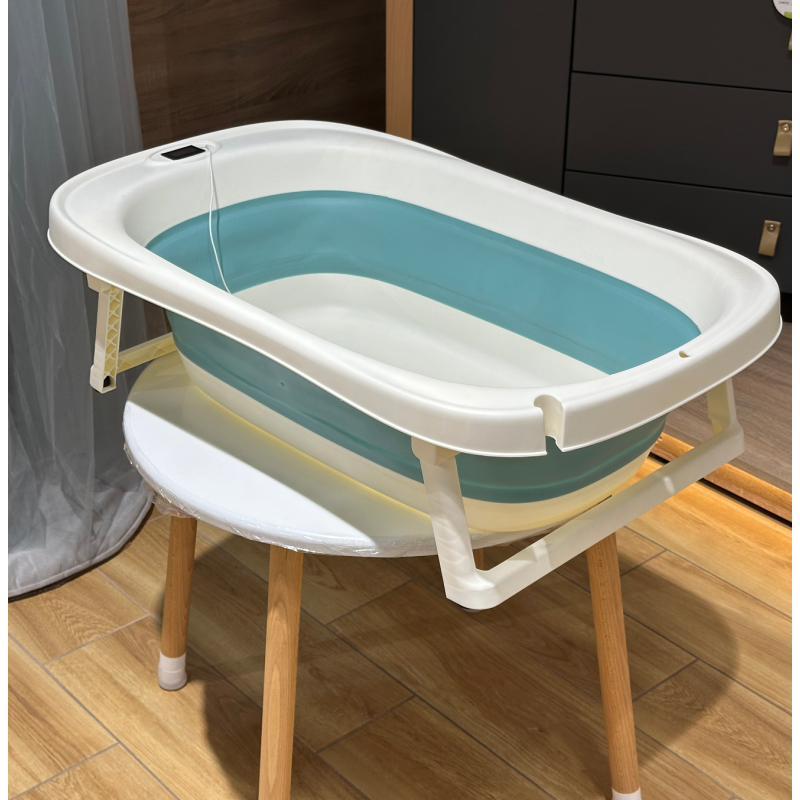 Складна силіконова ванна Twins Aqua Green